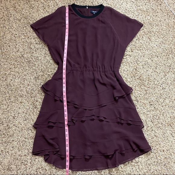 Madewell Radiant Dress in Plum Size 6 - Picture 12 of 12